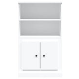 NNEVL Highboard White 60x35.5x103.5 cm Engineered Wood