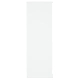 NNEVL Highboard White 60x35.5x103.5 cm Engineered Wood