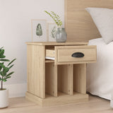 NNEVL Bedside Cabinets 2 pcs Sonoma Oak 43x36x50 cm
