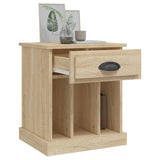 NNEVL Bedside Cabinets 2 pcs Sonoma Oak 43x36x50 cm
