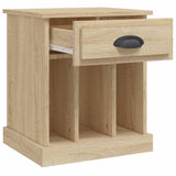 NNEVL Bedside Cabinets 2 pcs Sonoma Oak 43x36x50 cm