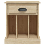NNEVL Bedside Cabinets 2 pcs Sonoma Oak 43x36x50 cm