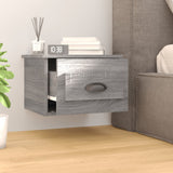 NNEVL Wall-mounted Bedside Cabinets 2 pcs Grey Sonoma 41.5x36x28cm