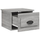NNEVL Wall-mounted Bedside Cabinets 2 pcs Grey Sonoma 41.5x36x28cm