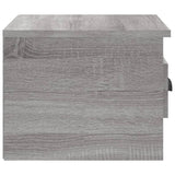 NNEVL Wall-mounted Bedside Cabinets 2 pcs Grey Sonoma 41.5x36x28cm