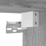 NNEVL Wall-mounted Bedside Cabinets 2 pcs Grey Sonoma 41.5x36x28cm
