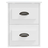 NNEVL Wall-mounted Bedside Cabinets 2 pcs White 41.5x36x53cm