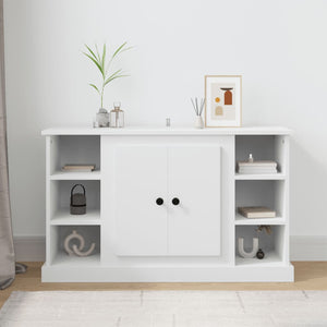 NNEVL Sideboard White 100x35.5x60 cm Engineered Wood
