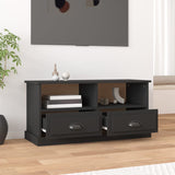 NNEVL TV Cabinet Black 93x35.5x45 cm Engineered Wood