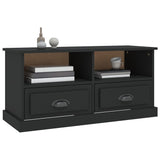 NNEVL TV Cabinet Black 93x35.5x45 cm Engineered Wood
