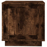 NNEVL Bedside Cabinets 2 pcs Smoked Oak 44x35x45 cm Engineered Wood