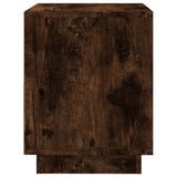 NNEVL Bedside Cabinets 2 pcs Smoked Oak 44x35x45 cm Engineered Wood