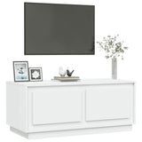 NNEVL Coffee Table White 102x50x44 cm Engineered Wood