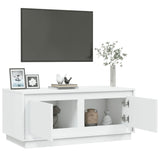 NNEVL Coffee Table White 102x50x44 cm Engineered Wood