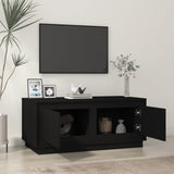 NNEVL Coffee Table Black 102x50x44 cm Engineered Wood