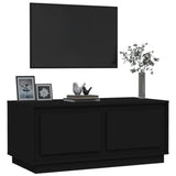 NNEVL Coffee Table Black 102x50x44 cm Engineered Wood