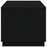 NNEVL Coffee Table Black 102x50x44 cm Engineered Wood