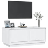 NNEVL Coffee Table High Gloss White 102x50x44 cm Engineered Wood
