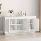 NNEVL Sideboard White 102x35x55 cm Engineered Wood