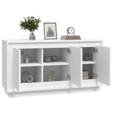 NNEVL Sideboard White 102x35x55 cm Engineered Wood