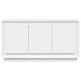NNEVL Sideboard White 102x35x55 cm Engineered Wood