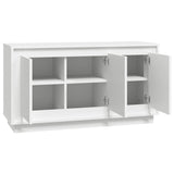 NNEVL Sideboard White 102x35x55 cm Engineered Wood