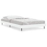 NNEVL Bed Frame without Mattress White 90x190 cm Engineered Wood