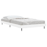 NNEVL Bed Frame without Mattress White 90x190 cm Engineered Wood