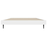 NNEVL Bed Frame without Mattress White 90x190 cm Engineered Wood