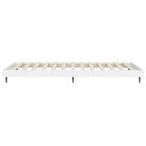 NNEVL Bed Frame without Mattress White 90x190 cm Engineered Wood