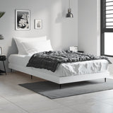 NNEVL Bed Frame without Mattress White 90x190 cm Engineered Wood