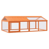 NNEVL Run Box Brown 200x112.5x74 cm Solid Wood Pine