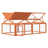 NNEVL Run Box Brown 200x112.5x74 cm Solid Wood Pine