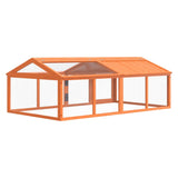 NNEVL Run Box Brown 200x112.5x74 cm Solid Wood Pine