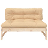 NNEVL Middle Sofa 120x80 cm Solid Wood Pine