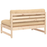 NNEVL Middle Sofa 120x80 cm Solid Wood Pine