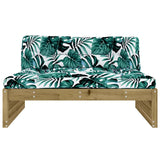 NNEVL Middle Sofa 120x80 cm Impregnated Wood Pine