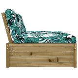 NNEVL Middle Sofa 120x80 cm Impregnated Wood Pine