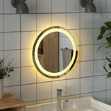 NNEVL LED Bathroom Mirror 40 cm Round