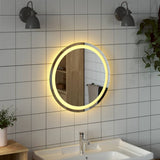 NNEVL LED Bathroom Mirror 50 cm Round