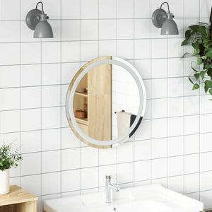 NNEVL LED Bathroom Mirror 50 cm Round