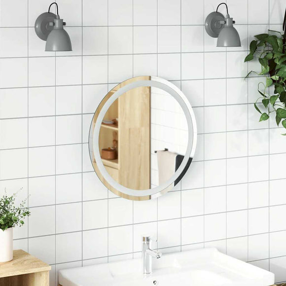 NNEVL LED Bathroom Mirror 50 cm Round