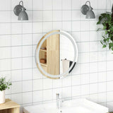 NNEVL LED Bathroom Mirror 50 cm Round