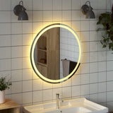 NNEVL LED Bathroom Mirror 70 cm Round