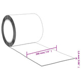 NNEVL Door Curtain Transparent 200 mmx1.6 mm 10 m PVC