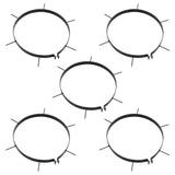 NNEVL Lawn Aerator Clamps 5 pcs with Spikes Ø 30 cm Iron