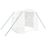 NNEVL Greenhouse with Steel Frame White 4 m² 2x2x2 m