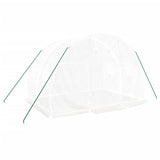 NNEVL Greenhouse with Steel Frame White 6 m² 3x2x2 m