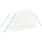 NNEVL Greenhouse with Steel Frame White 6 m² 3x2x2 m