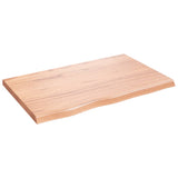 NNEVL Wall Shelf Light Brown 80x50x(2-4) cm Treated Solid Wood Oak